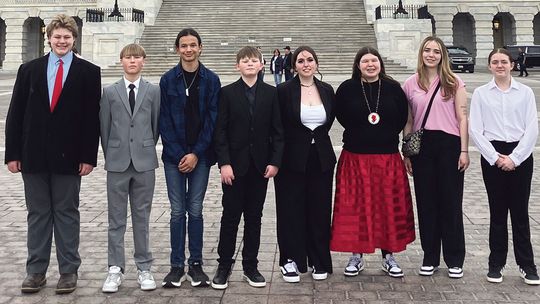 Cusick students back from Washington, D.C. Trip