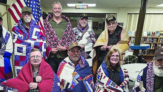 Quilts of Valor for veterans