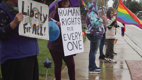 Rainbows in the rain