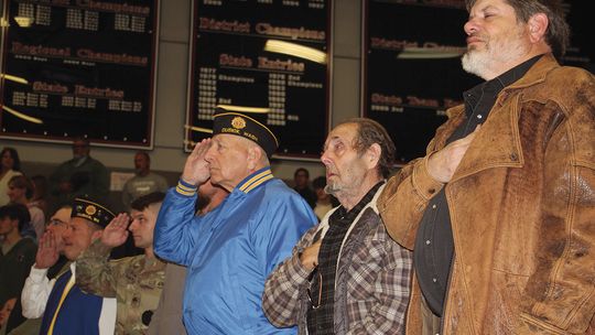 Students honor veterans at assembly