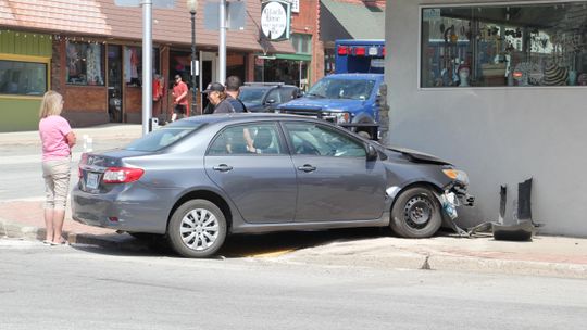 Three vehicles crash downtown on same day