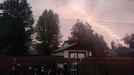 Thunderstorm turns out the lights
