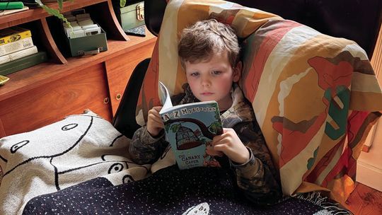 Windy day off becomes lesson in the power of reading