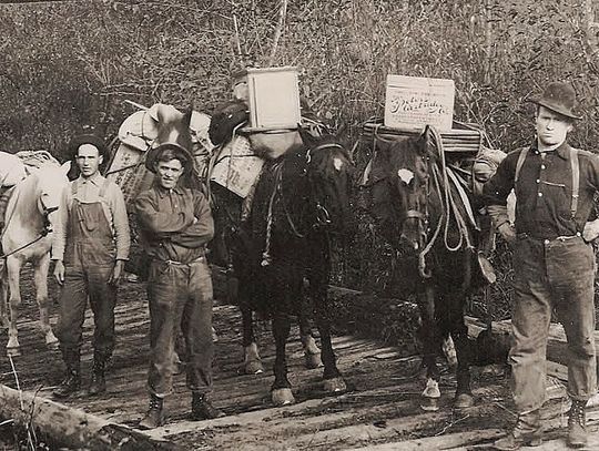 Another day on the job, back then