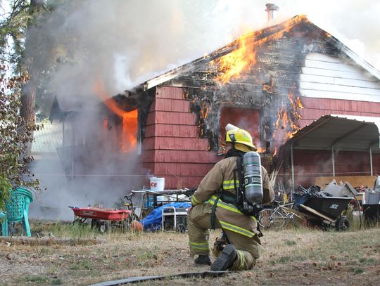 Call saves man from burning house