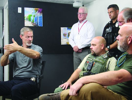 Cops talk curfew and more over coffee