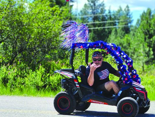 Cruising at the Usk parade