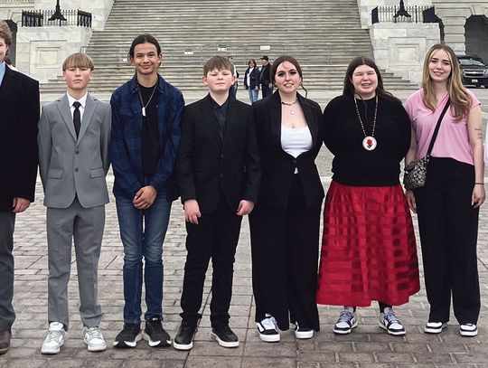 Cusick students back from Washington, D.C. Trip