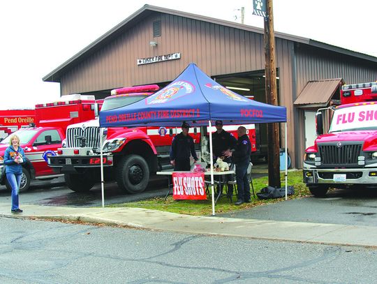 Fire District 2, 4 staff Cusick Fire station