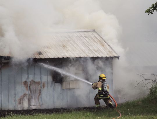 Garage fire