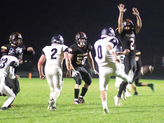 Interceptions key in Spartan loss