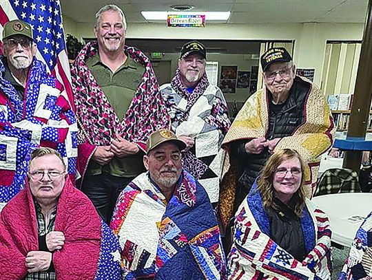 Quilts of Valor for veterans