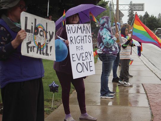 Rainbows in the rain