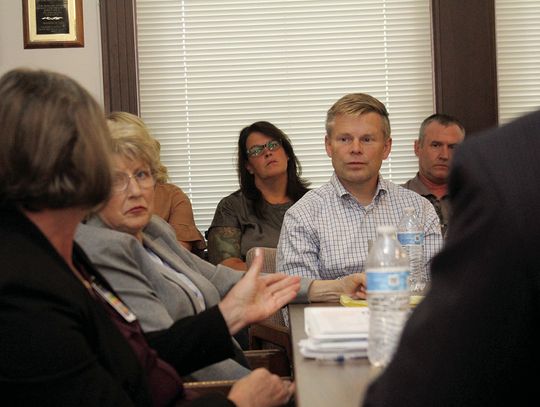 Sen. Pedersen comes to town