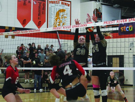 Spartans beat Grizzlies in homecoming volleyball