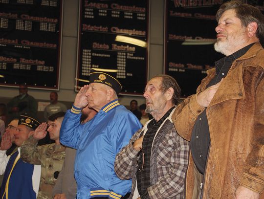 Students honor veterans at assembly