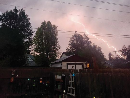 Thunderstorm turns out the lights