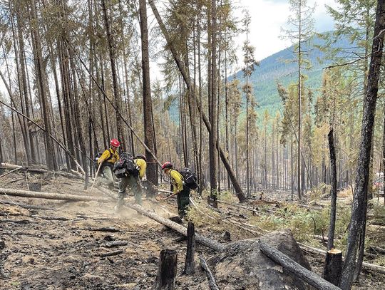 Upper Ruby Creek Fire continues