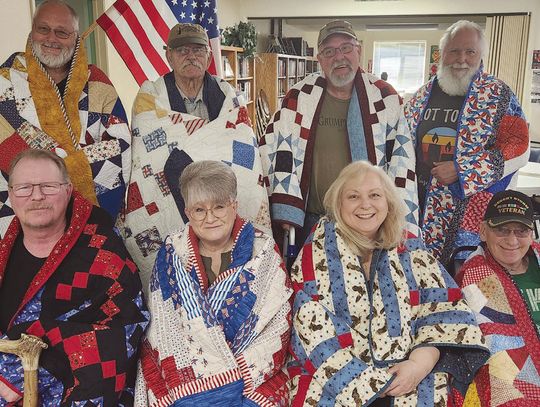 Veteran quilts awarded