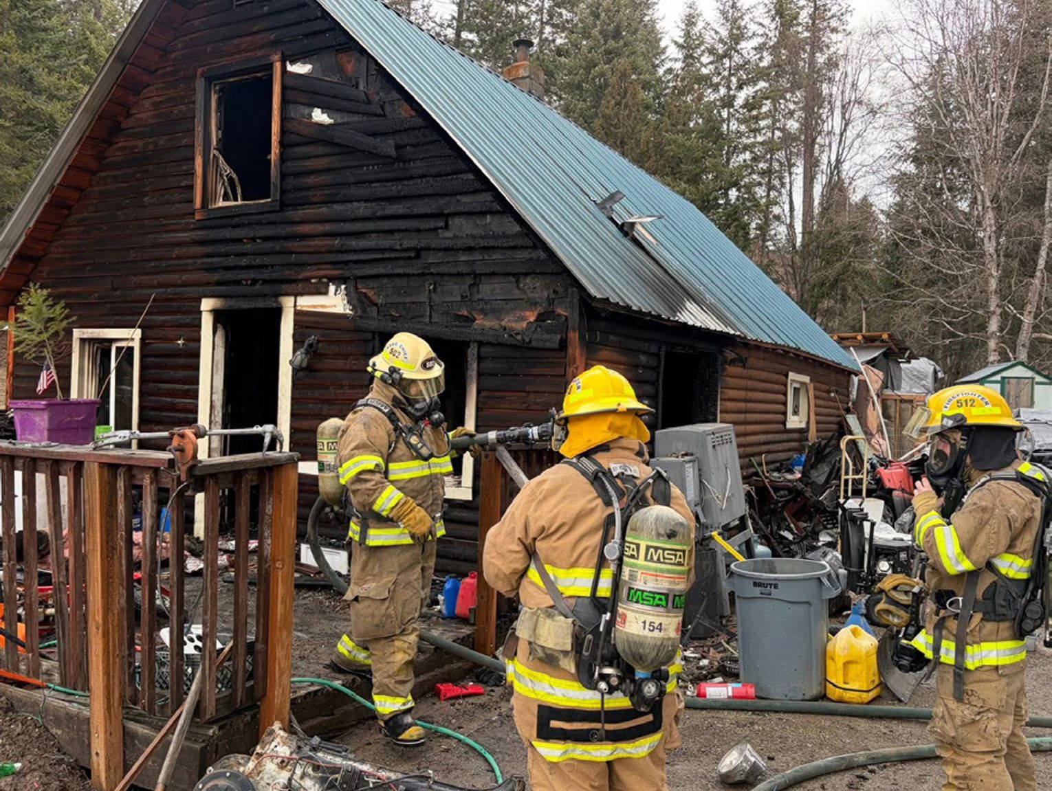 Local firefighters busy last week