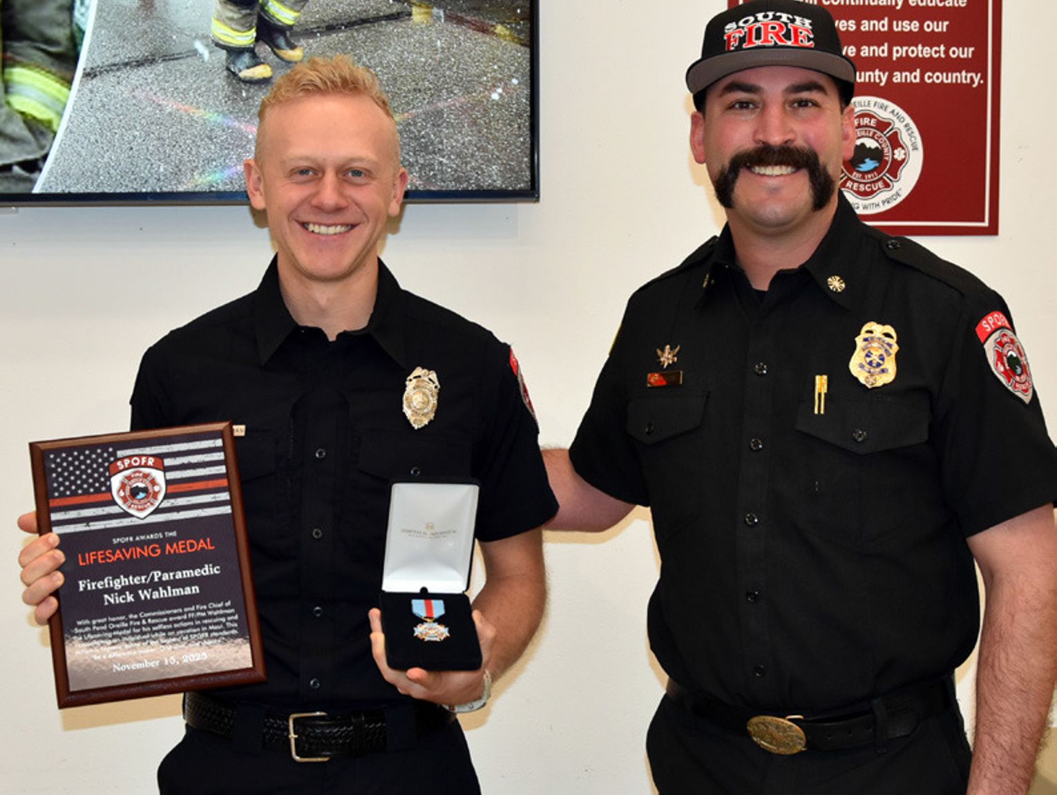 Paramedic gets first SPOFR lifesaving award
