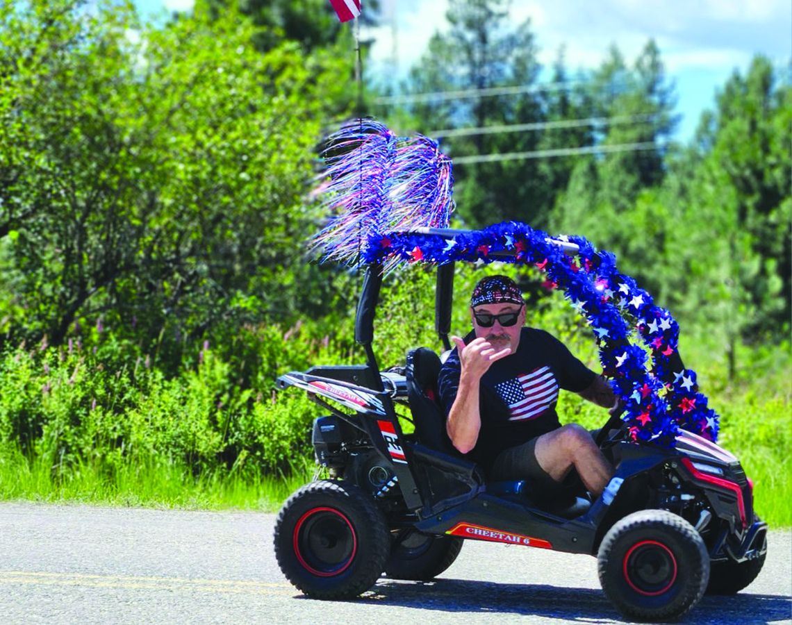 Cruising at the Usk parade