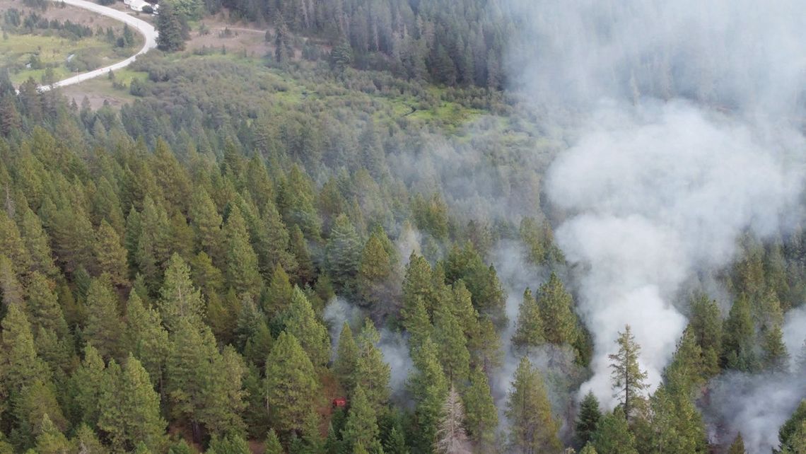 Fire on Scotia Road kept below two acres Fire on Scotia Road kept below two acres