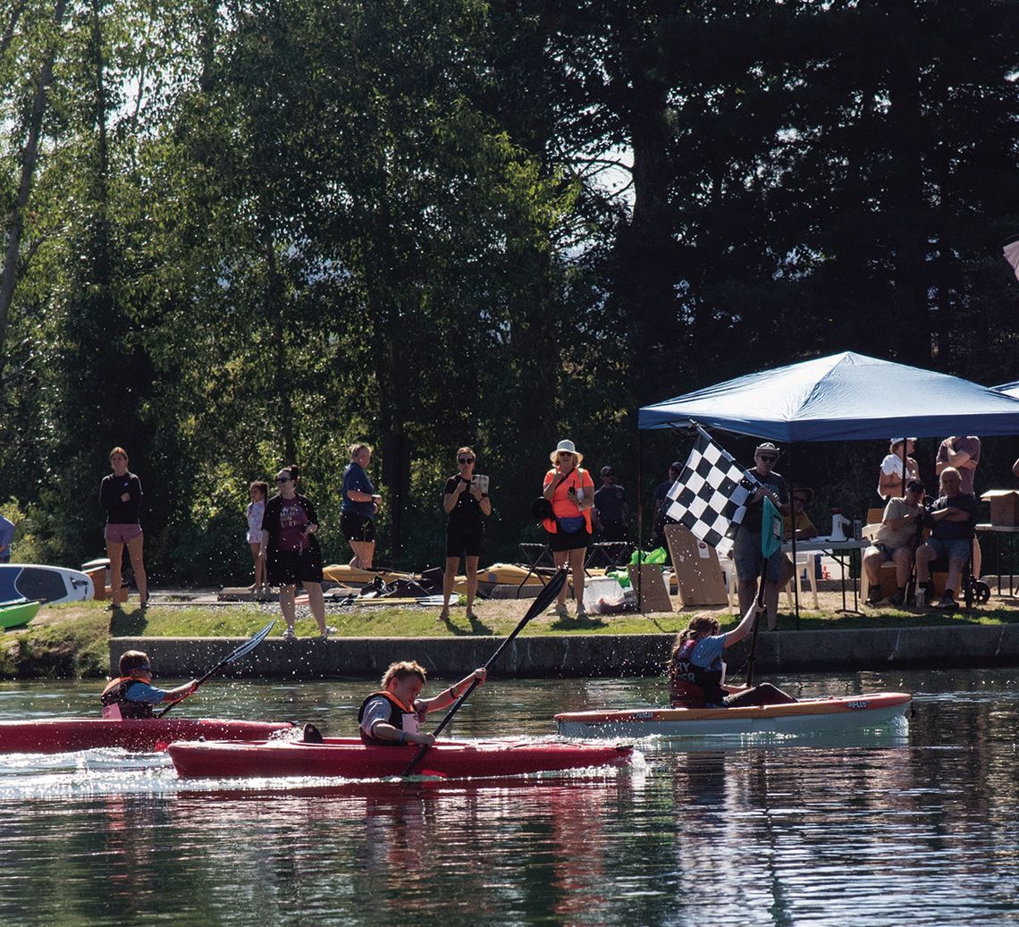 Prepare for human-powered watercraft races Prepare for human-powered watercraft races