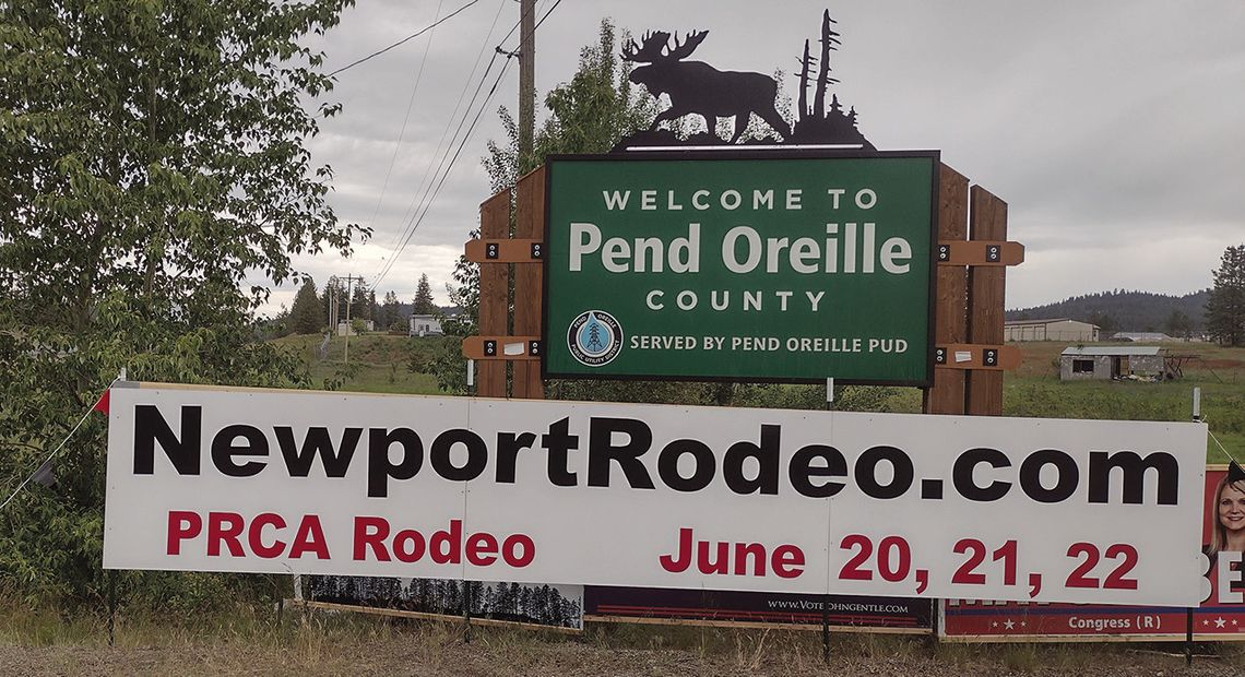 Rodeo sign stolen