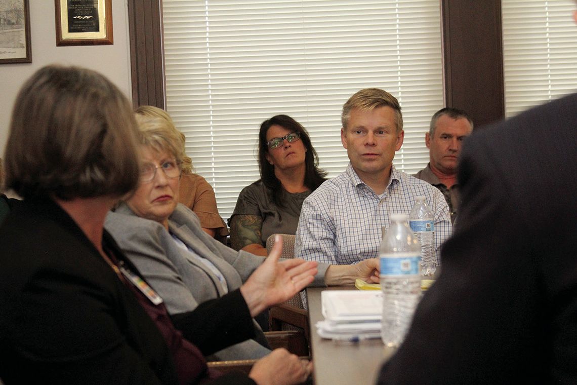 Sen. Pedersen comes to town