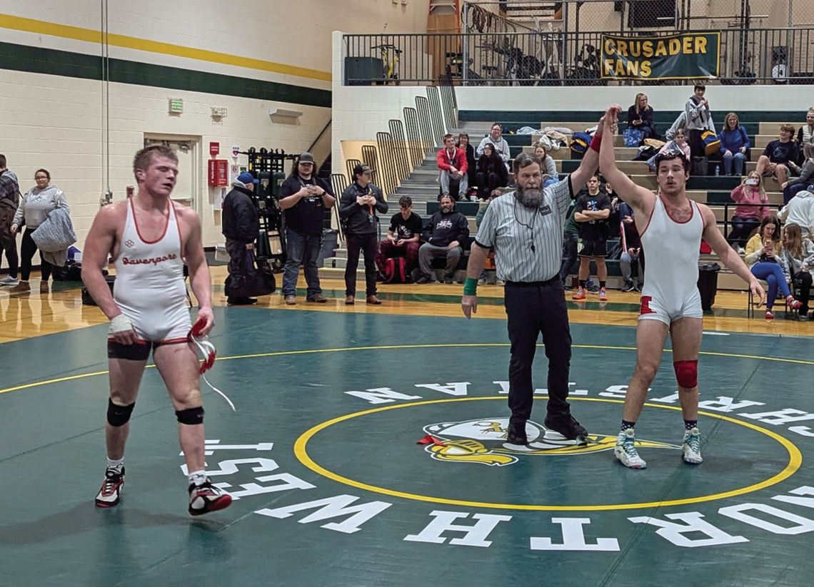 Swain wins League Wrestling Championships