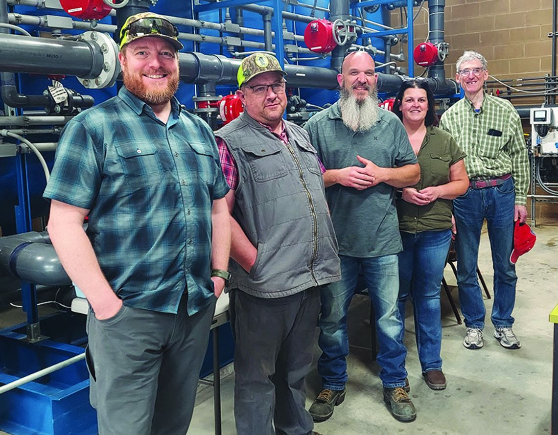 Touring South Bench water treatment plant