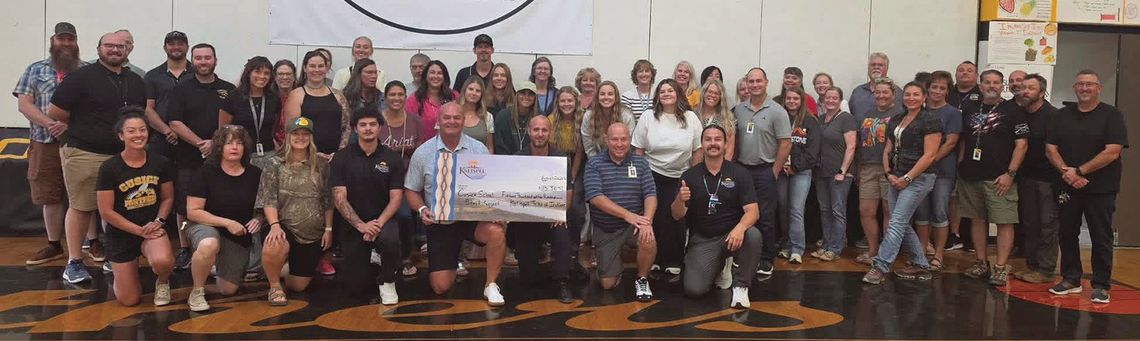 Tribe donates $15,500 to Cusick teachers Tribe donates $15,500 to Cusick teachers