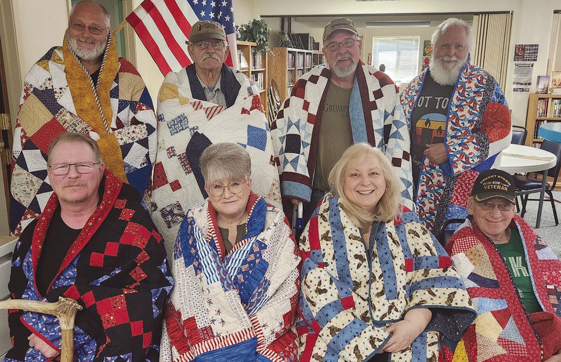 Veteran quilts awarded