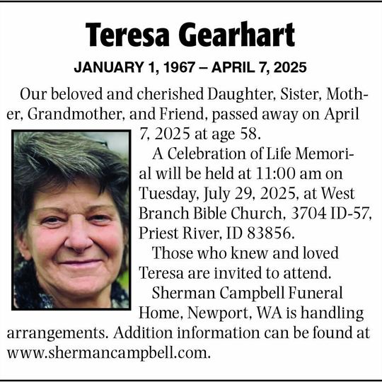 Teresa Gearhart Teresa Gearhart